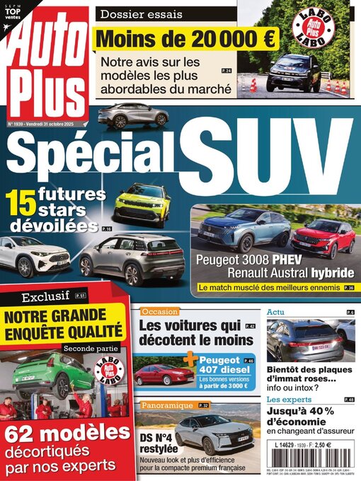 Title details for Auto Plus France by Editions Mondadori Axel Springer (EMAS) - Available